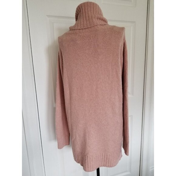 BP Womens Sweater Cowl Neck Knit Soft Pullover Oversized Pink Adobe Size Small - Picture 4 of 12